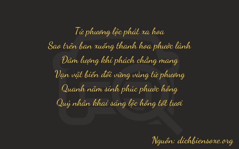 Thơ dịch biển số xe 47656