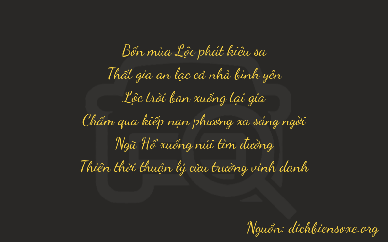 Thơ dịch biển số xe 47659