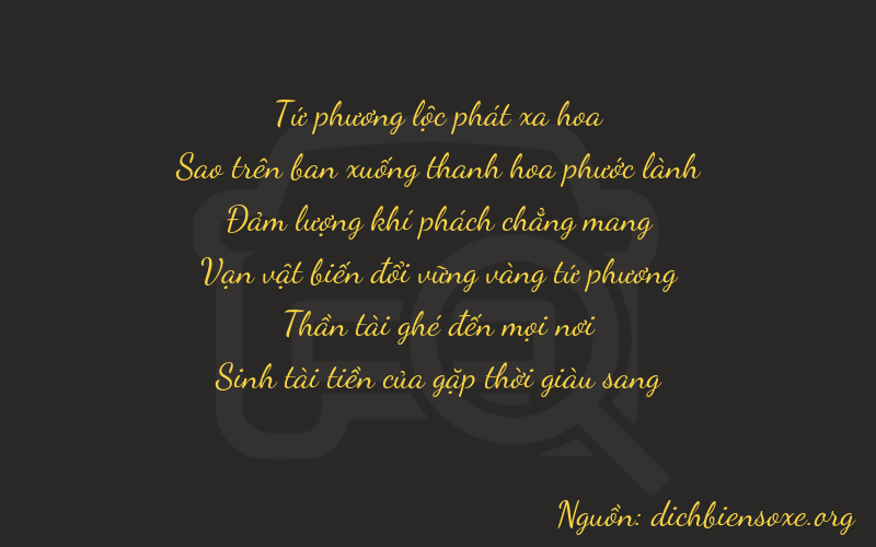 Thơ dịch biển số xe 47665