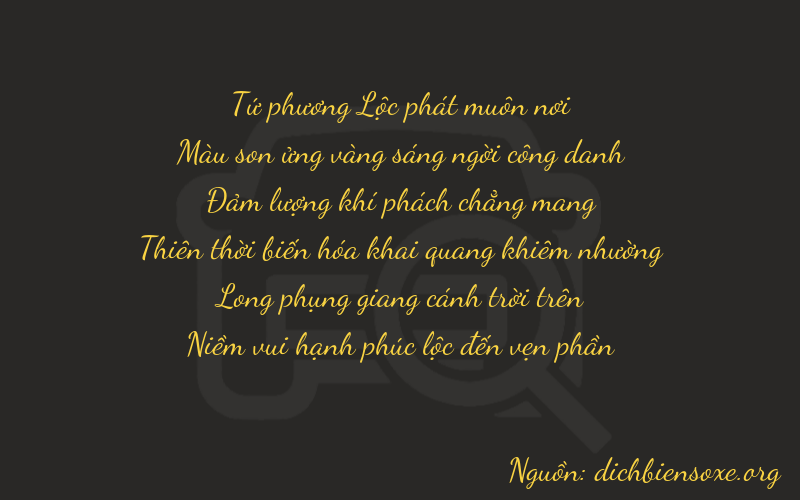 Thơ dịch biển số xe 47673