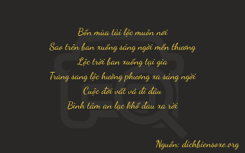 Thơ dịch biển số xe 47678