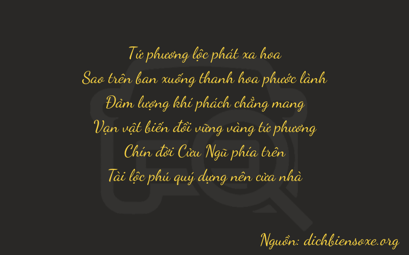 Thơ dịch biển số xe 47692