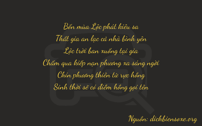 Thơ dịch biển số xe 47695
