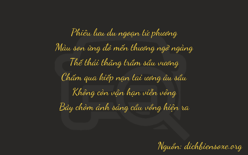 Thơ dịch biển số xe 47707