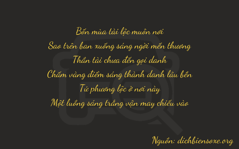 Thơ dịch biển số xe 47741