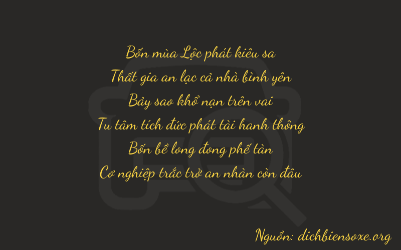 Thơ dịch biển số xe 47749