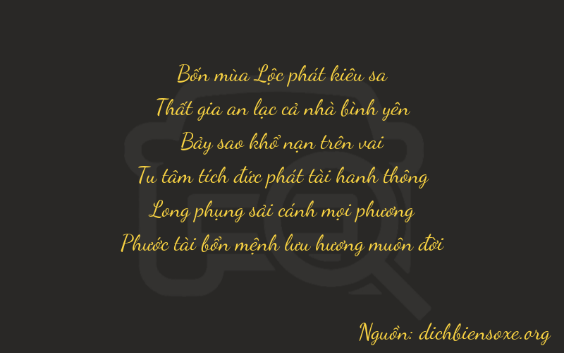 Thơ dịch biển số xe 47776