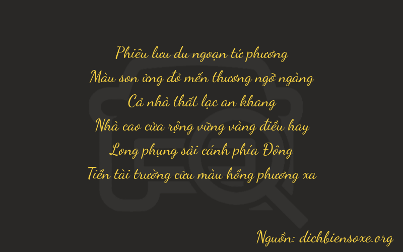Thơ dịch biển số xe 47779
