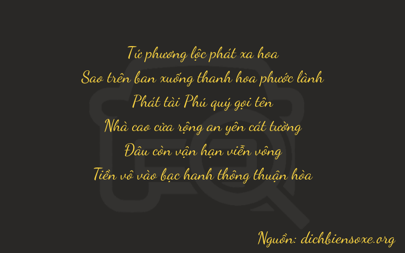 Thơ dịch biển số xe 47800