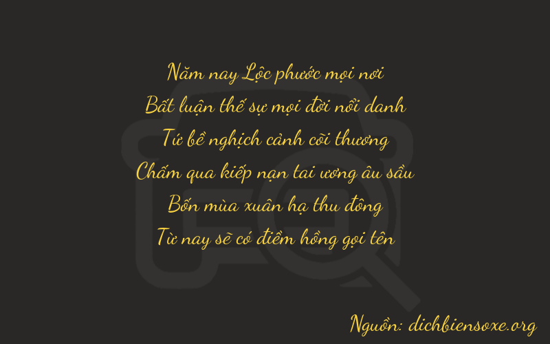 Thơ dịch biển số xe 50445