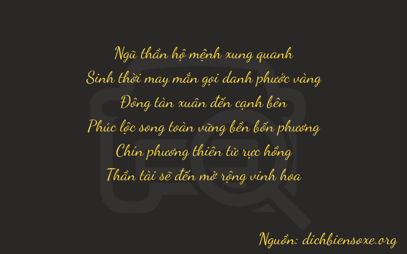 Thơ dịch biển số xe 50498
