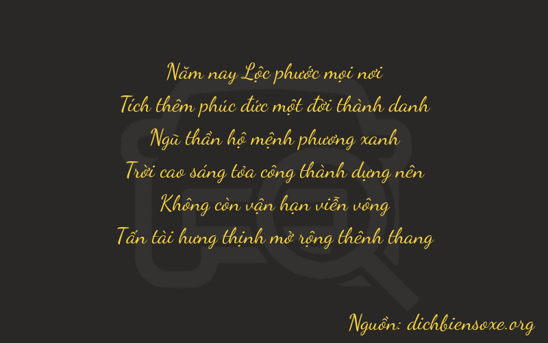 Thơ dịch biển số xe 51508