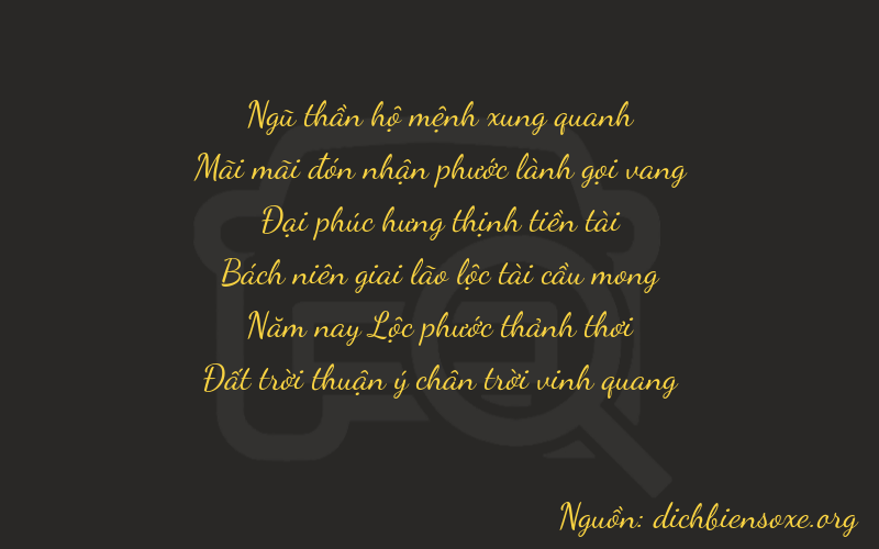 Thơ dịch biển số xe 52858