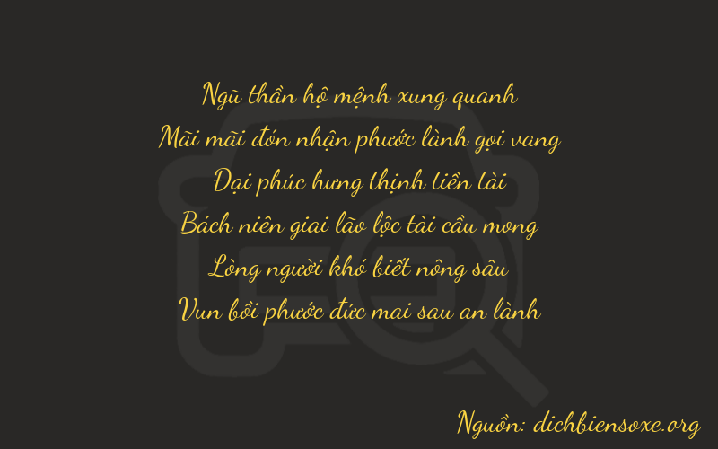 Thơ dịch biển số xe 52867