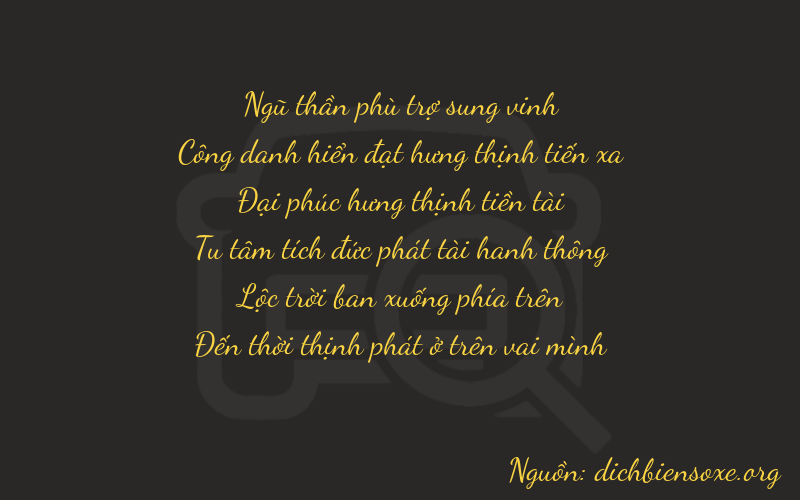 Thơ dịch biển số xe 52868