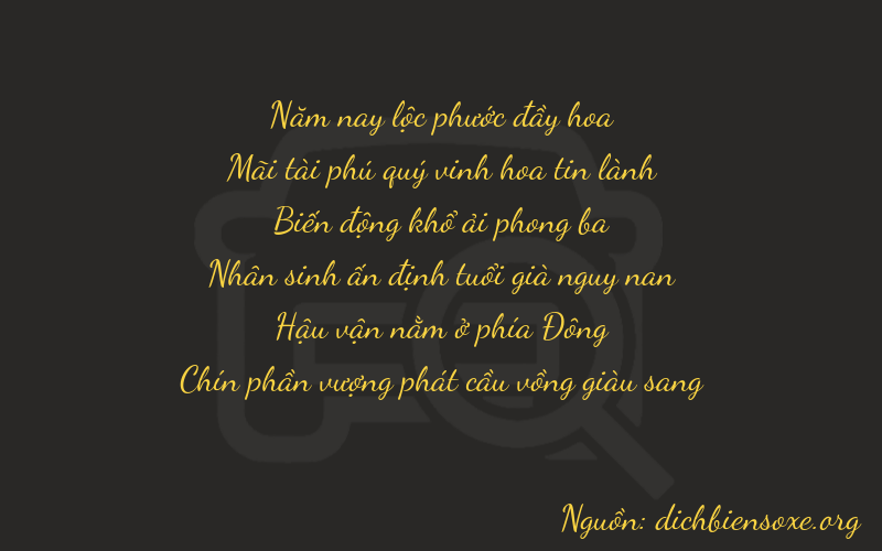 Thơ dịch biển số xe 52879