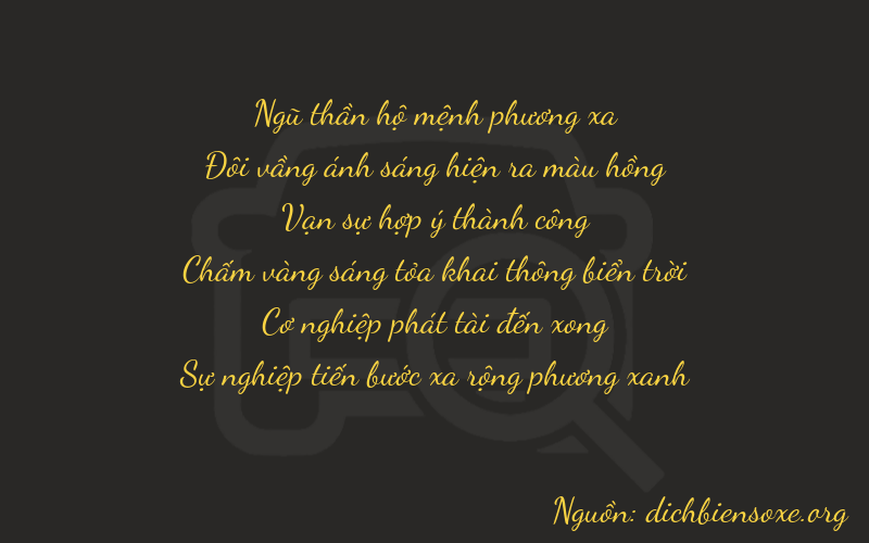 Thơ dịch biển số xe 52882