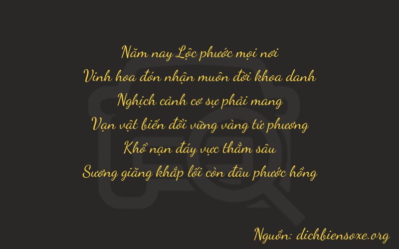 Thơ dịch biển số xe 52914