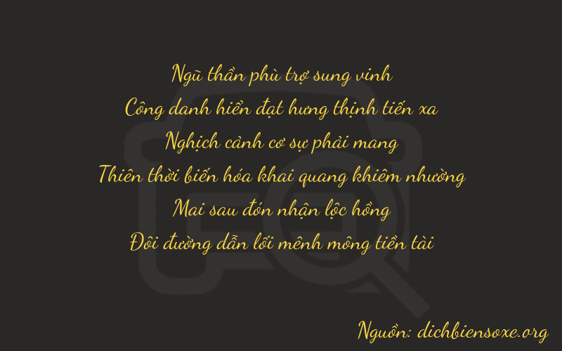Thơ dịch biển số xe 52922