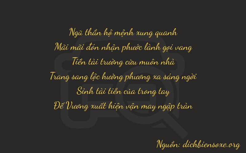 Thơ dịch biển số xe 52939