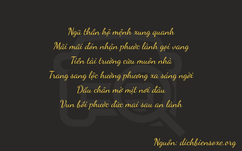 Thơ dịch biển số xe 52957