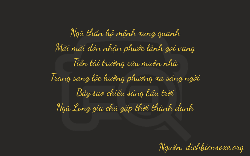 Thơ dịch biển số xe 52975
