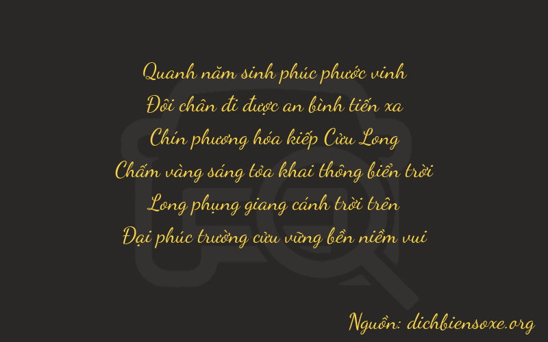 Thơ dịch biển số xe 52979
