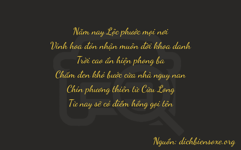 Thơ dịch biển số xe 52995