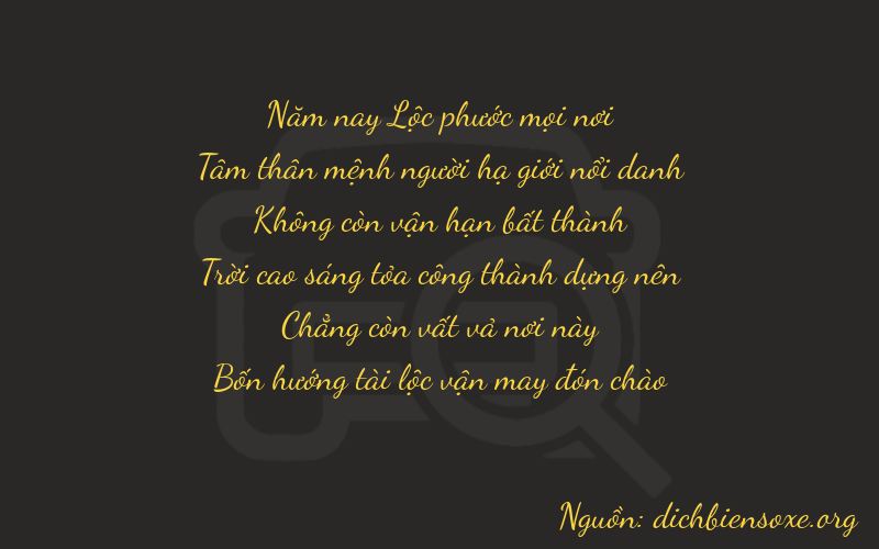 Thơ dịch biển số xe 53004