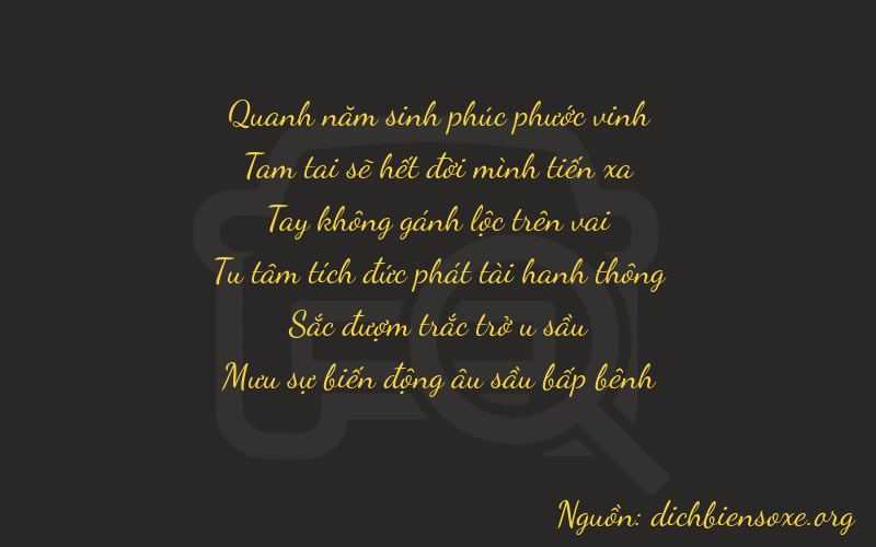 Thơ dịch biển số xe 53006