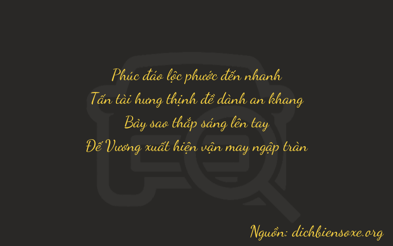 Thơ dịch biển số xe 6879