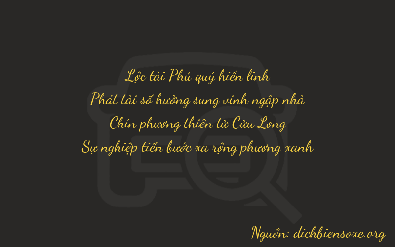 Thơ dịch biển số xe 6892
