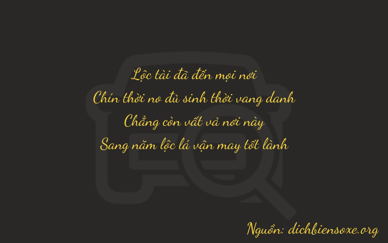 Thơ dịch biển số xe 6905