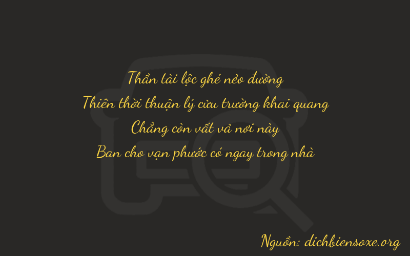 Thơ dịch biển số xe 6908