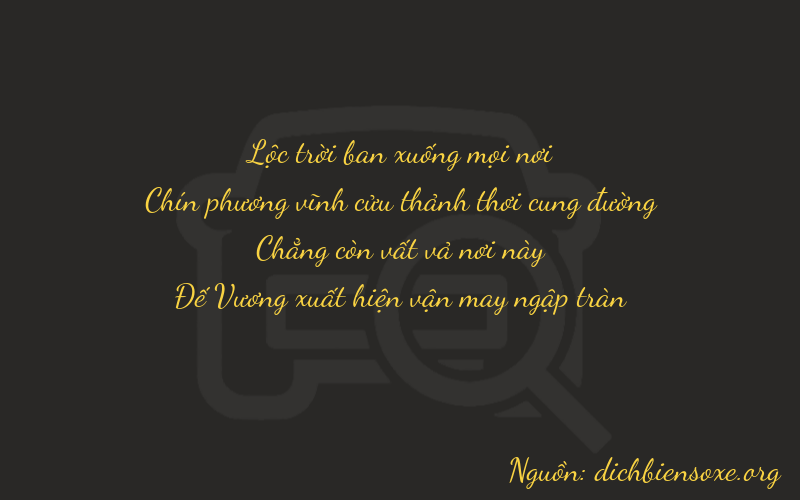 Thơ dịch biển số xe 6909