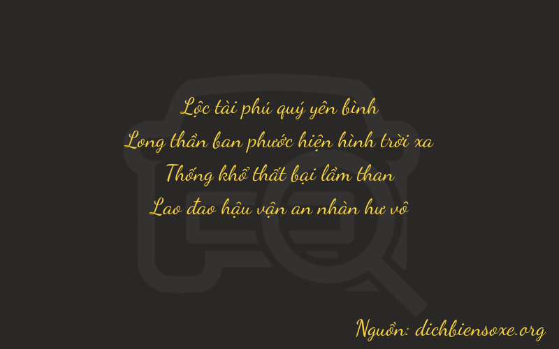 Thơ dịch biển số xe 6913