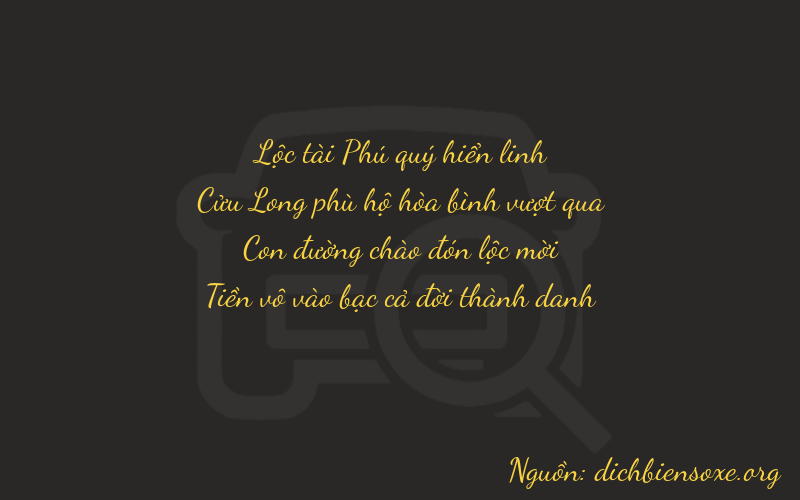 Thơ dịch biển số xe 6920