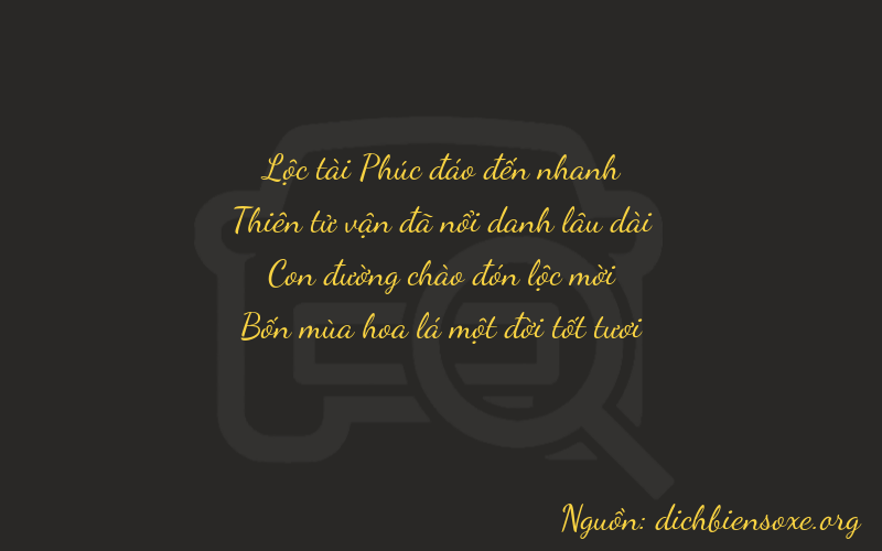 Thơ dịch biển số xe 6921