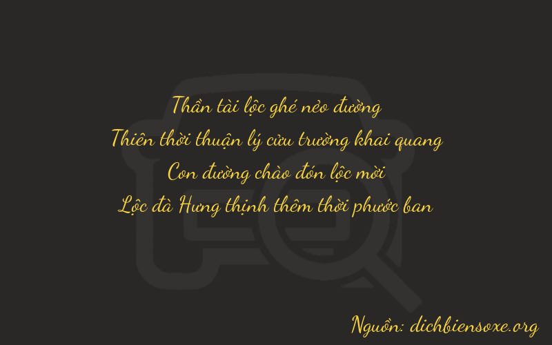 Thơ dịch biển số xe 6926