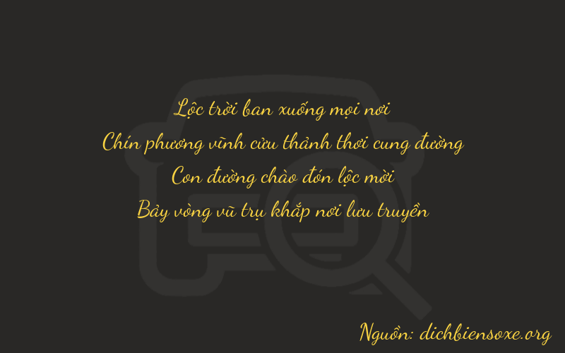 Thơ dịch biển số xe 6927