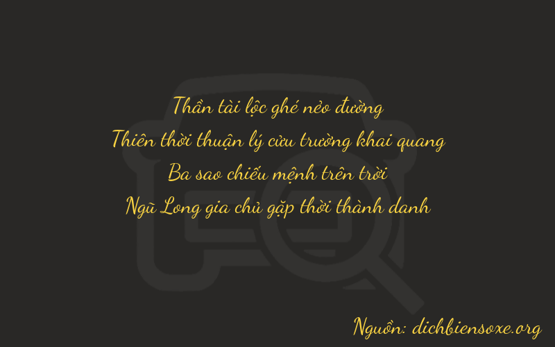 Thơ dịch biển số xe 6935