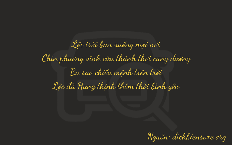 Thơ dịch biển số xe 6936