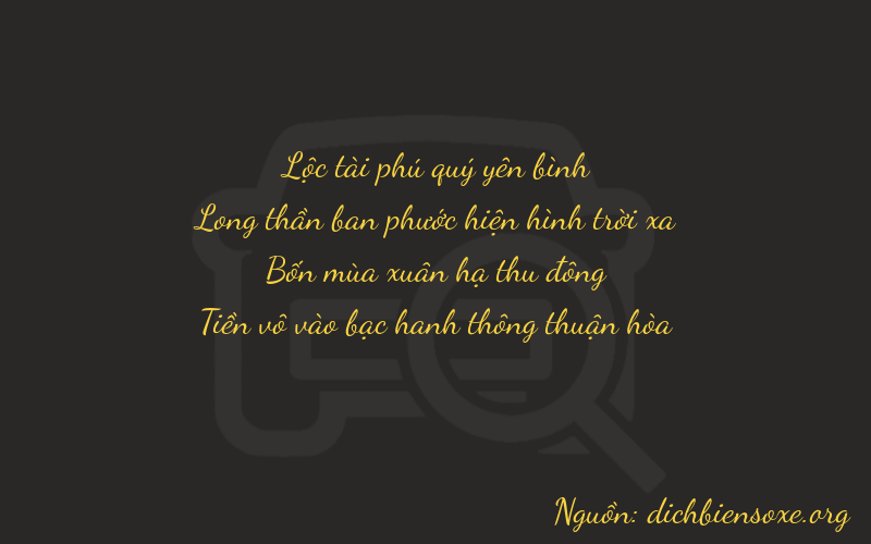 Thơ dịch biển số xe 6940