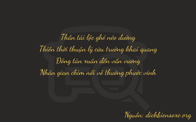 Thơ dịch biển số xe 6944