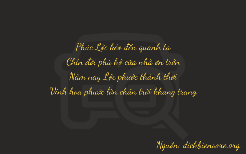 Thơ dịch biển số xe 6952