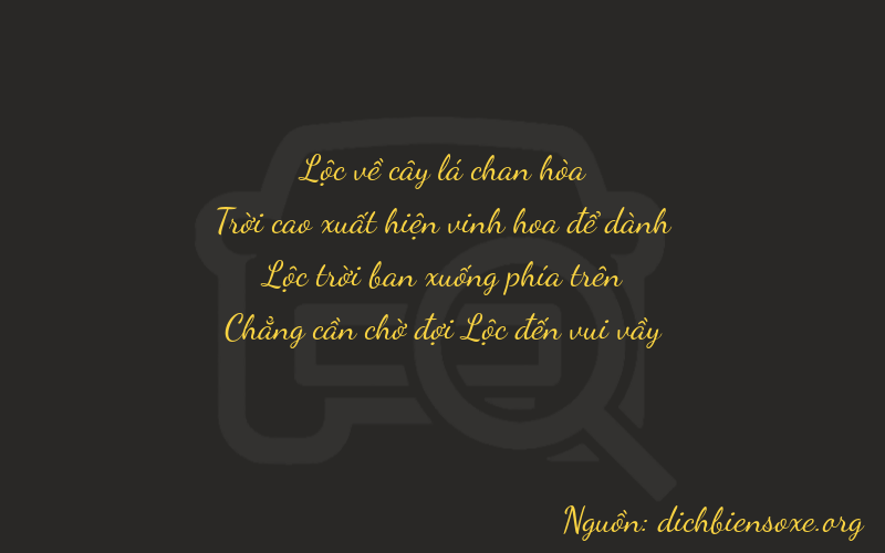 Thơ dịch biển số xe 6960