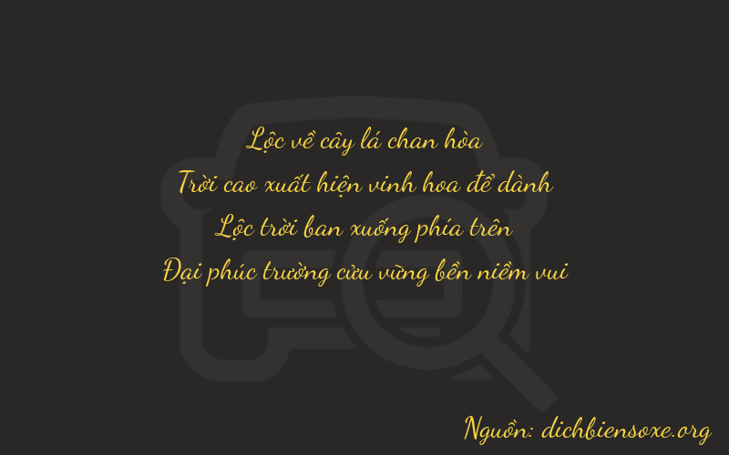 Thơ dịch biển số xe 6969