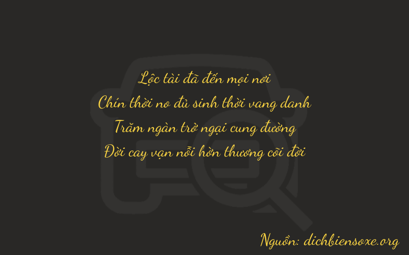 Thơ dịch biển số xe 6977