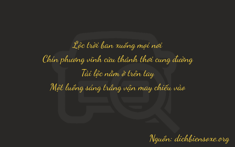 Thơ dịch biển số xe 6981