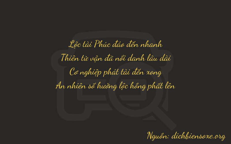 Thơ dịch biển số xe 6984